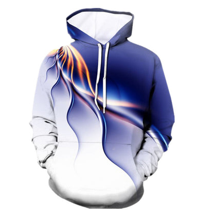 Color Lightning Peripheral Series 3D Digital Printing Sweater apparels & accessories