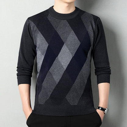 Men's Half-high Collar Sweater Pullover Keep Warm T-Shirt