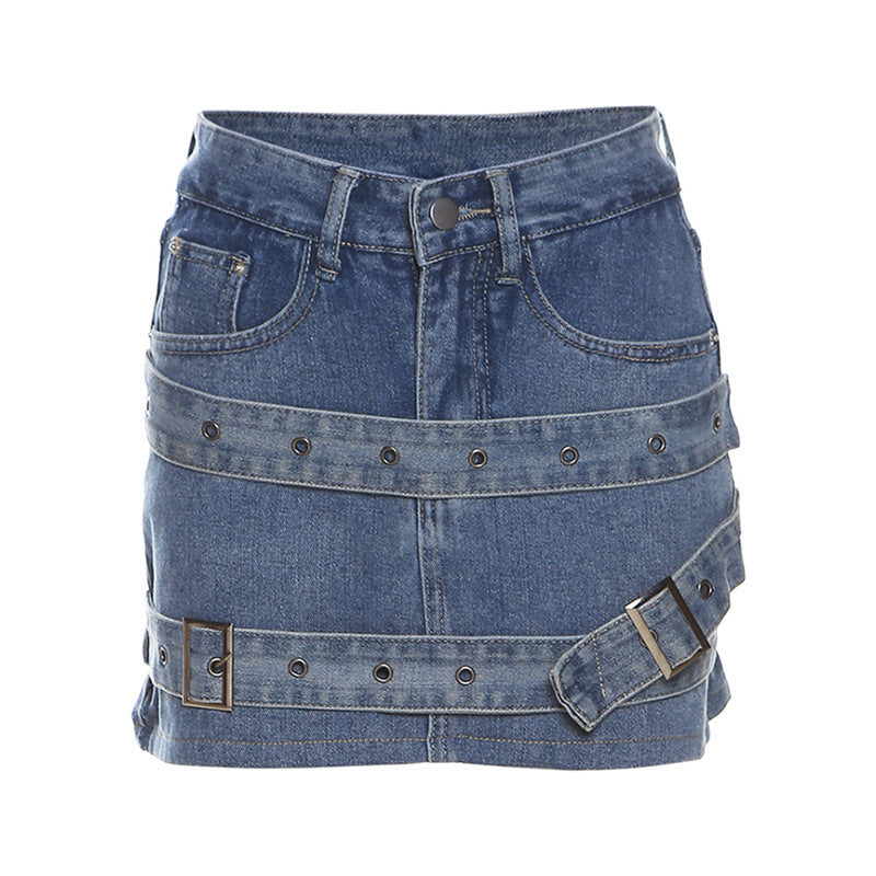 Summer Women's Fashion Denim Skirt apparel & accessories