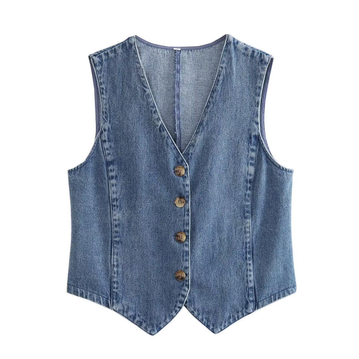 Fashion Denim Waistcoat Vest Women apparel & accessories