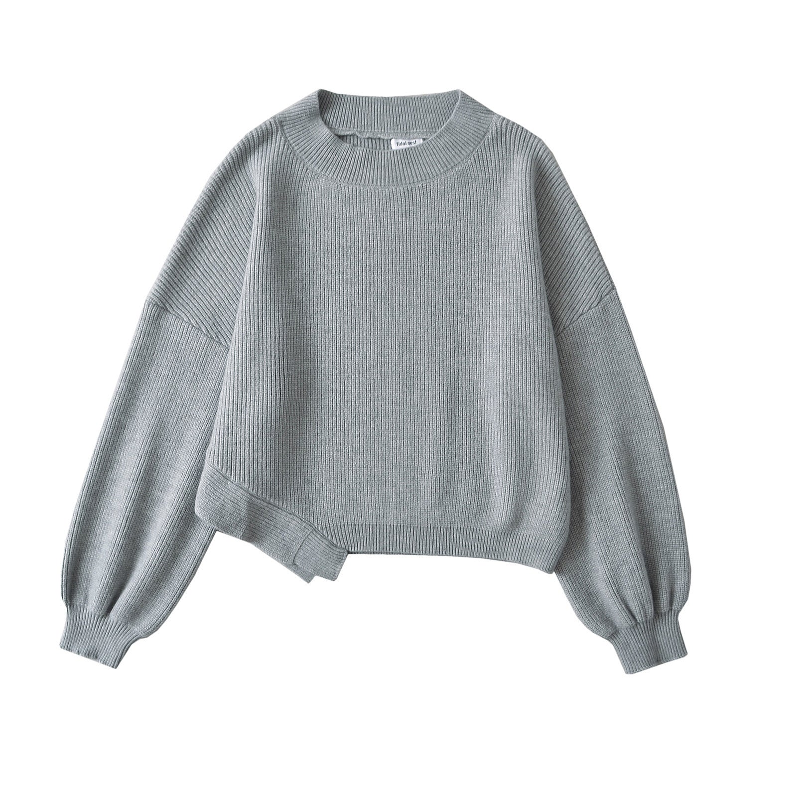 Leisure Slant-shoulder Loose Sweater apparels & accessories