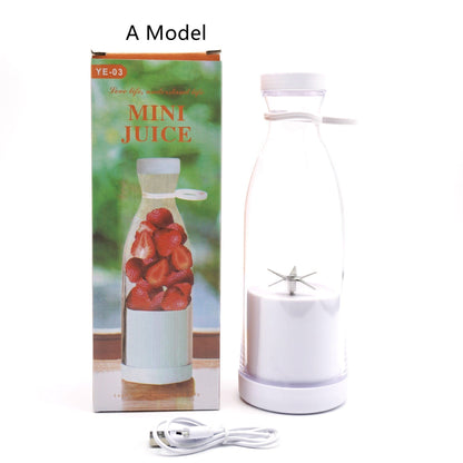 Electric USB Wine Bottle Juicer Cup 6-leaf Cutter Head Household 0