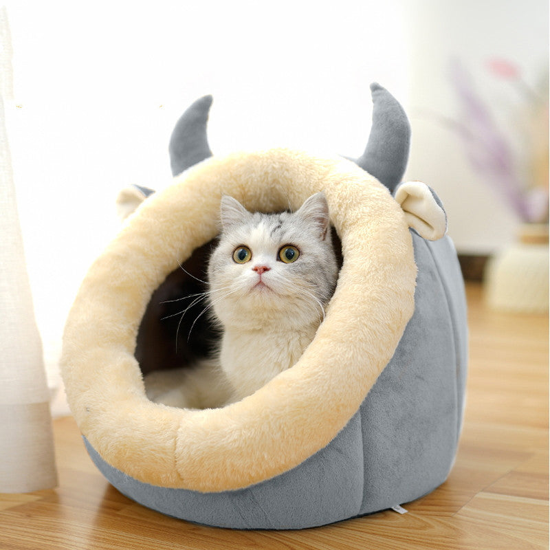 Cat House Enclosed Bed Pet bed