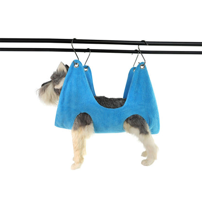 A Dog Grooming Hammock, 4