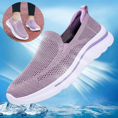 Breathable Mesh Sports Women Walking Jogging Flat Shoes Shoes & Bags