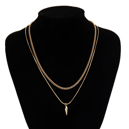 Niche trendy Hip Hop Cool Long Sweater Chain Jewelry