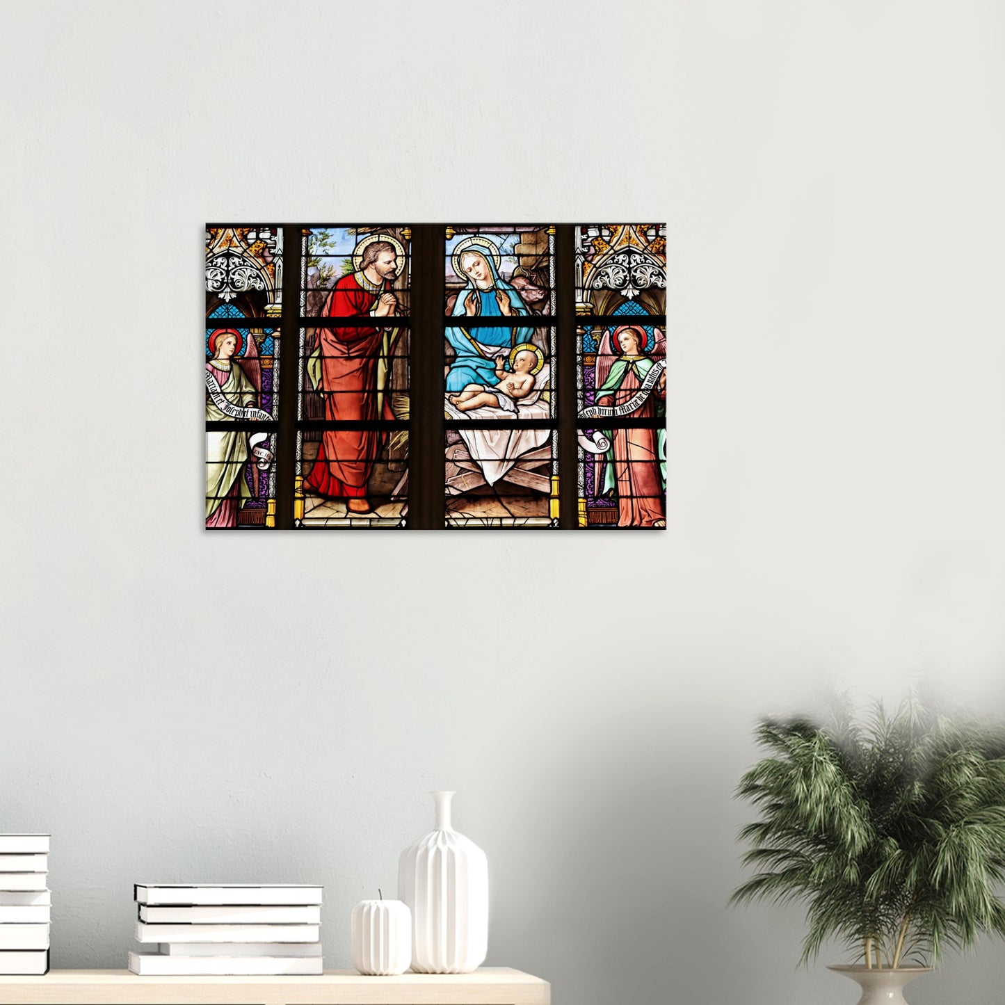 Church Window painting -Canvas Canvas
