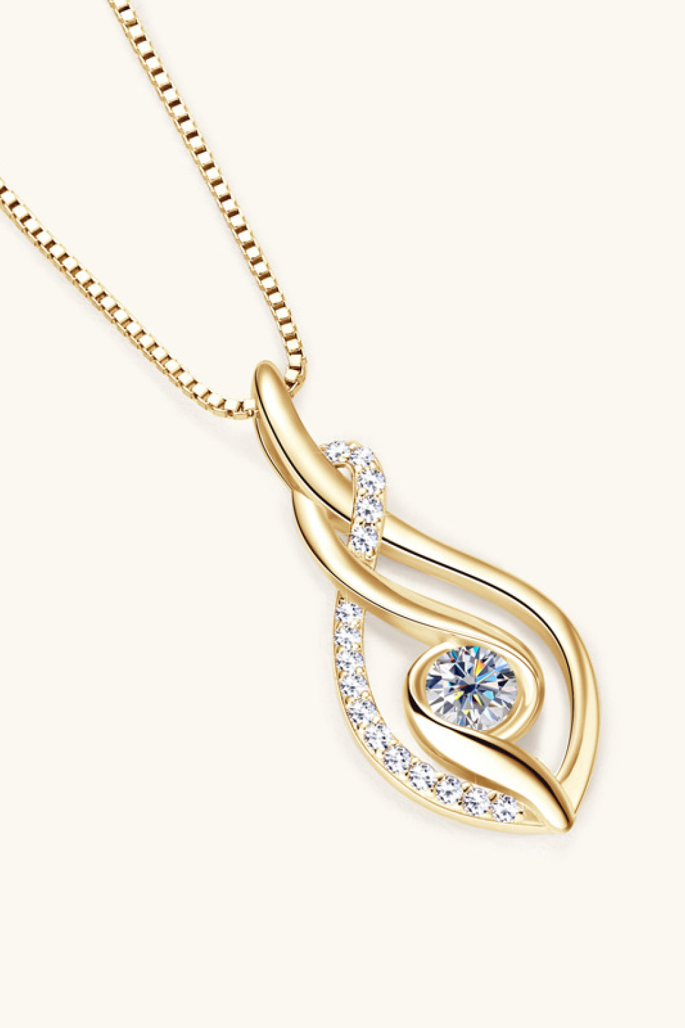 Moissanite 925 Sterling Silver Necklace apparel & accessories