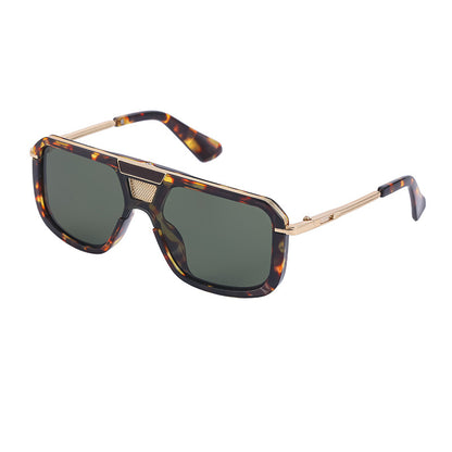 Retro Square Sun Men's European And American Large Frame Sunglasses Women apparel & accessories