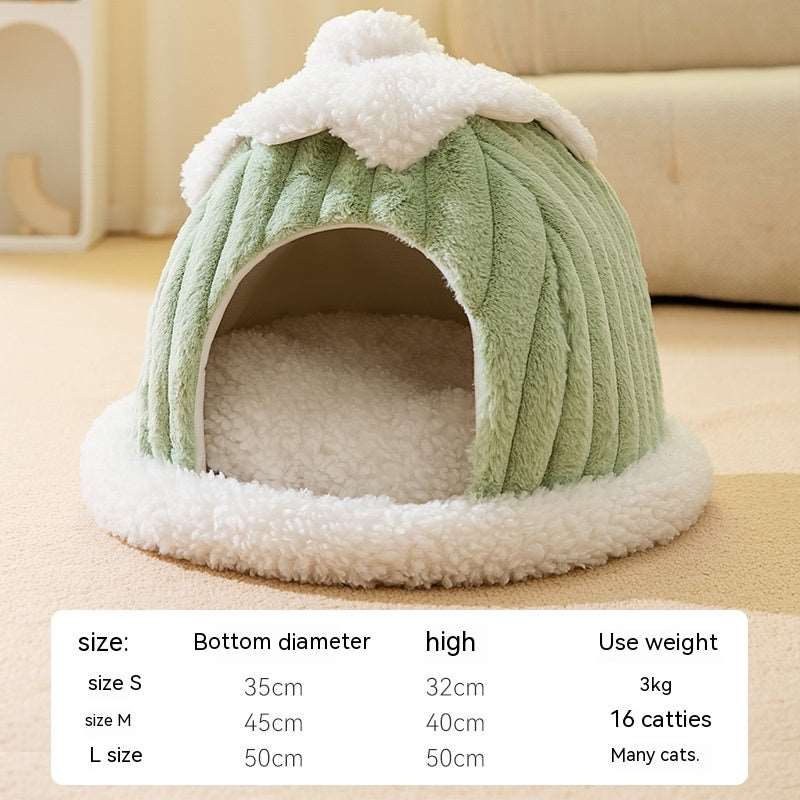 Cat Autumn And Winter Warm bed Pet bed