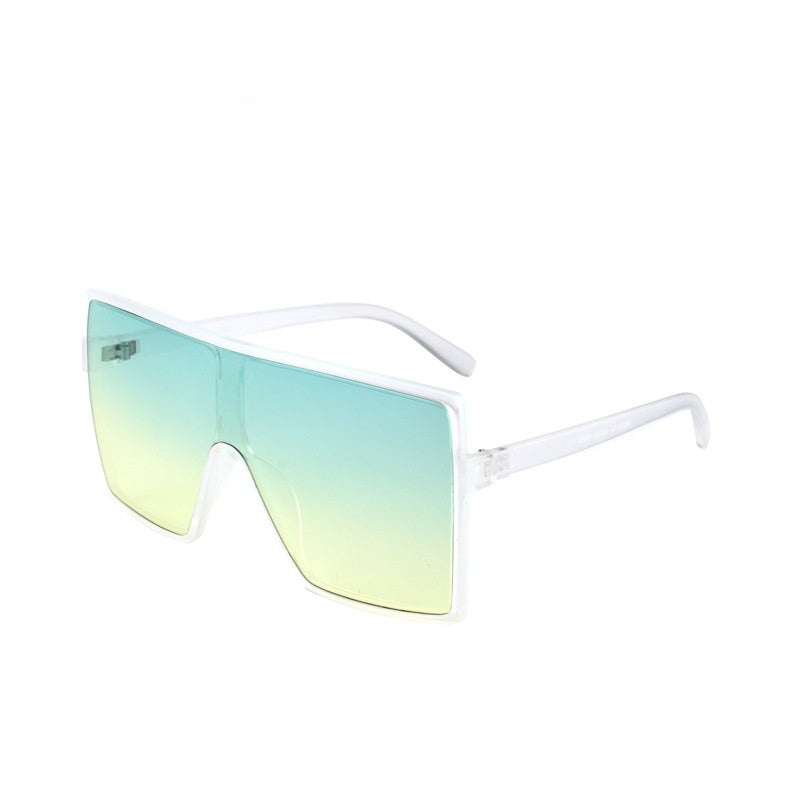 Fashion Colorful Multi-color Sunglasses Female Personalized Street Shot Net Red Sunglasses Frame apparel & accessories