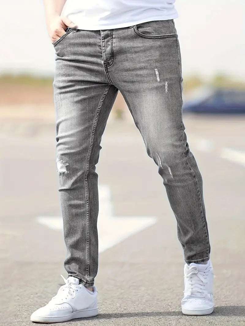 American-style Slim-fit Stretch Jeans apparel & accessories