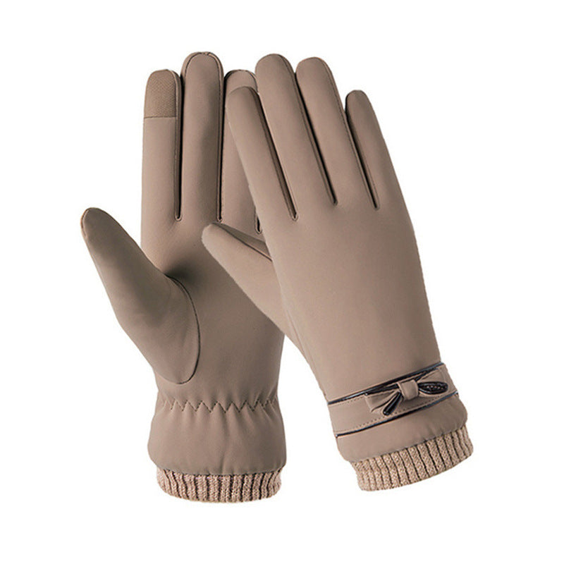 Gloves Women's Skin-feeling Fabric Soft And Windproof apparels & accessories