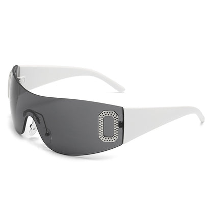 Letter Integrated Sun-proof Sunglasses apparels & accessories