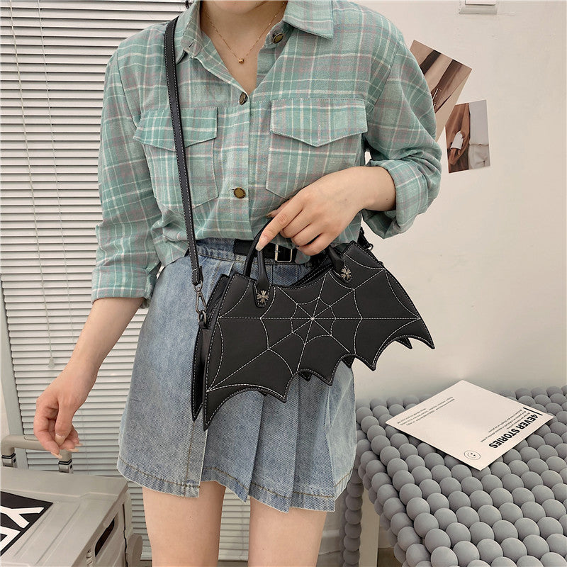 Halloween Spider Web Shape Shoulder Bags halloween