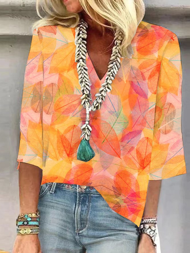 Retro Printed Bohemian Fashion Short Sleeve apparel & accessories