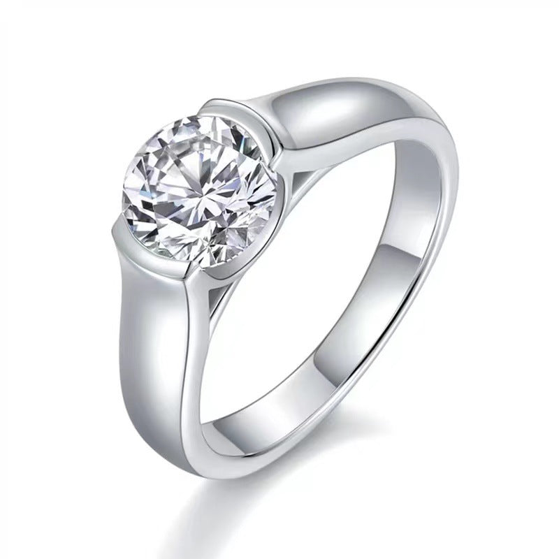 S925 Sterling Silver Fashion Versatile Ring Jewelry