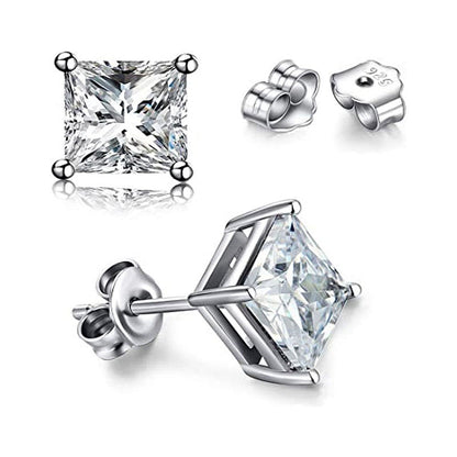 925 Sterling Silver Earrings Special-interest Design Commuting Moissanite Jewelry