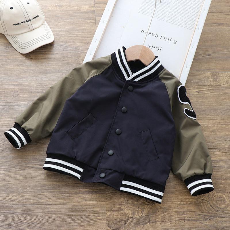 Boys Handsome Baseball Uniform Jacket Kids clothes