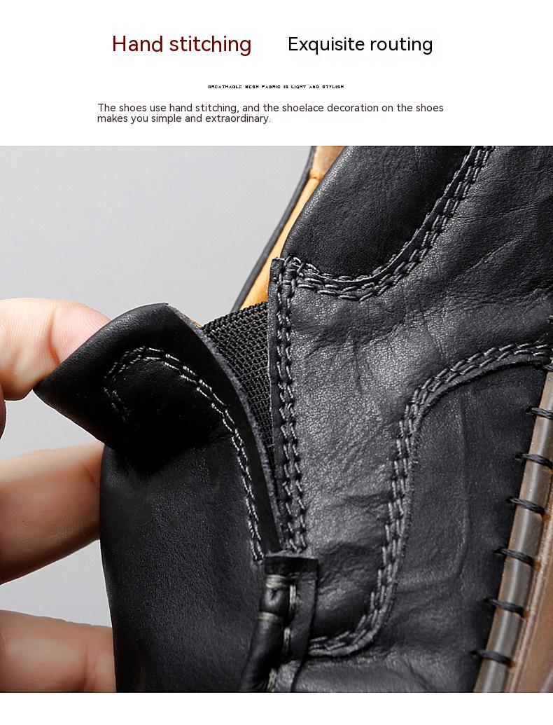 Breathable Trendy Men's Casual Leather Shoes shoes, Bags & accessories