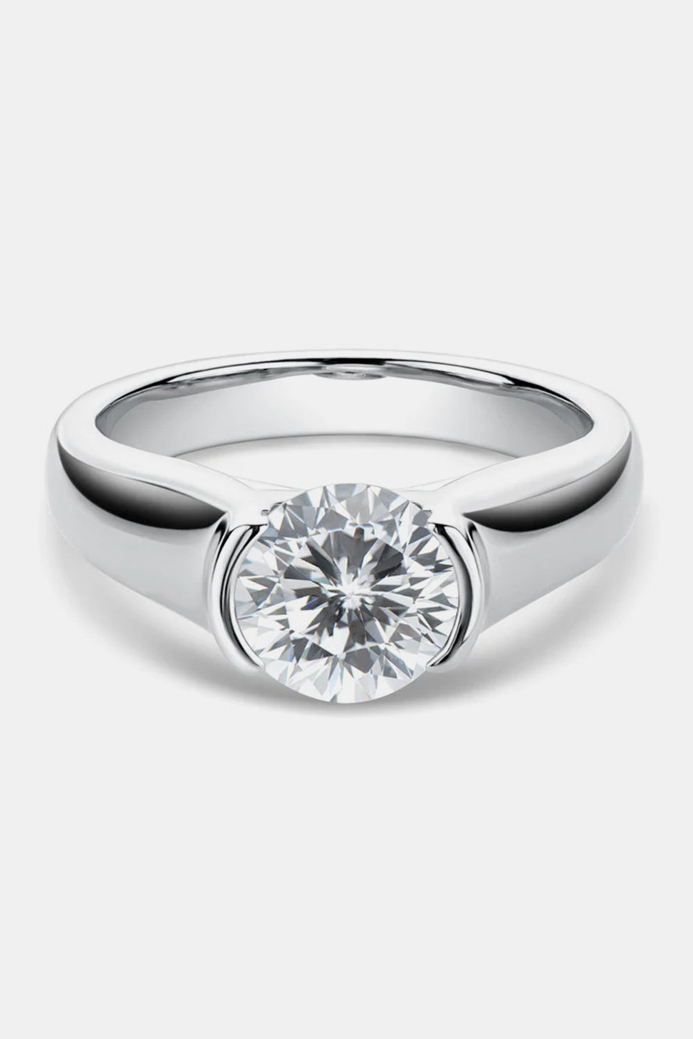 1.5 Carat Moissanite 925 Sterling Silver Ring apparel & accessories