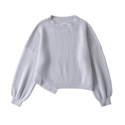 Leisure Slant-shoulder Loose Sweater apparels & accessories