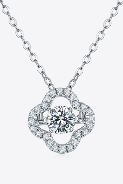 Moissanite Four Leaf Clover Pendant Necklace apparel & accessories