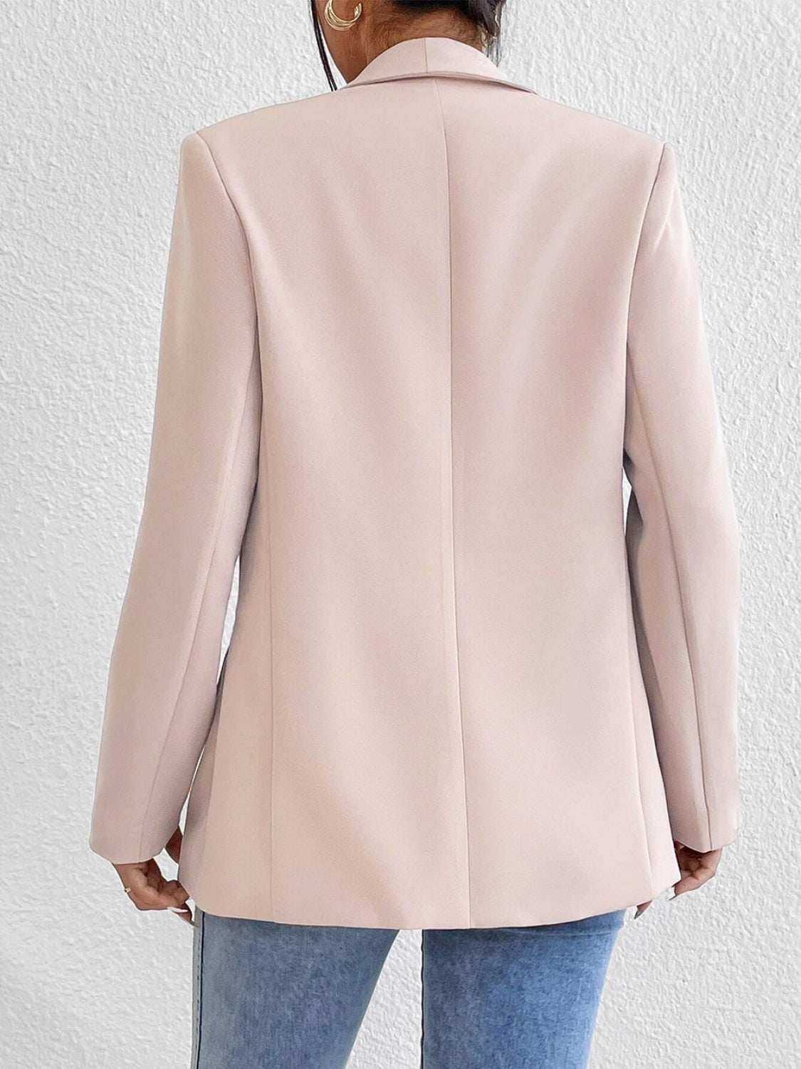 Shawl Collar Long Sleeve Blazer Accessories for women