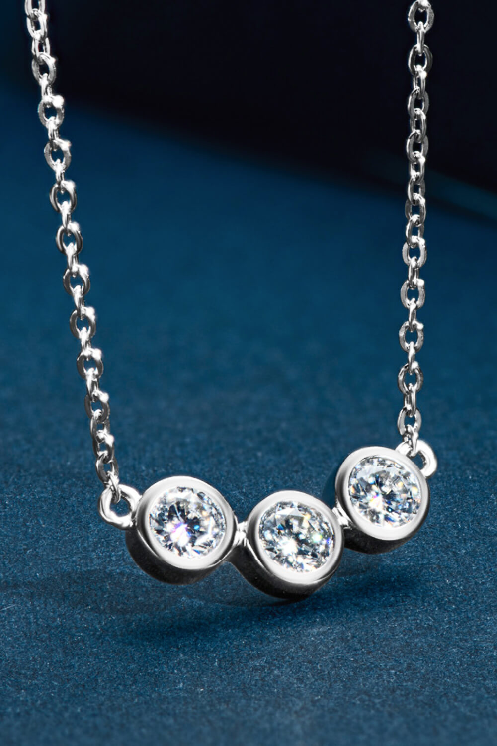 Find Your Center Moissanite Necklace apparel & accessories