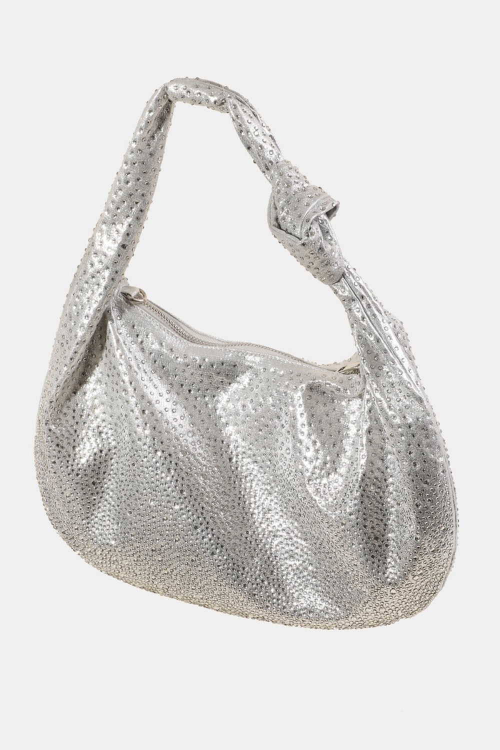 Fame Rhinestone Studded Handbag apparel & accessories