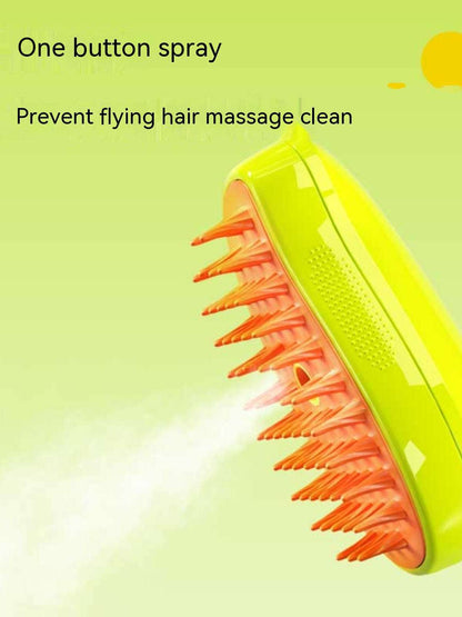 Steam Pet Brush Electric Spray Massage Pet brush