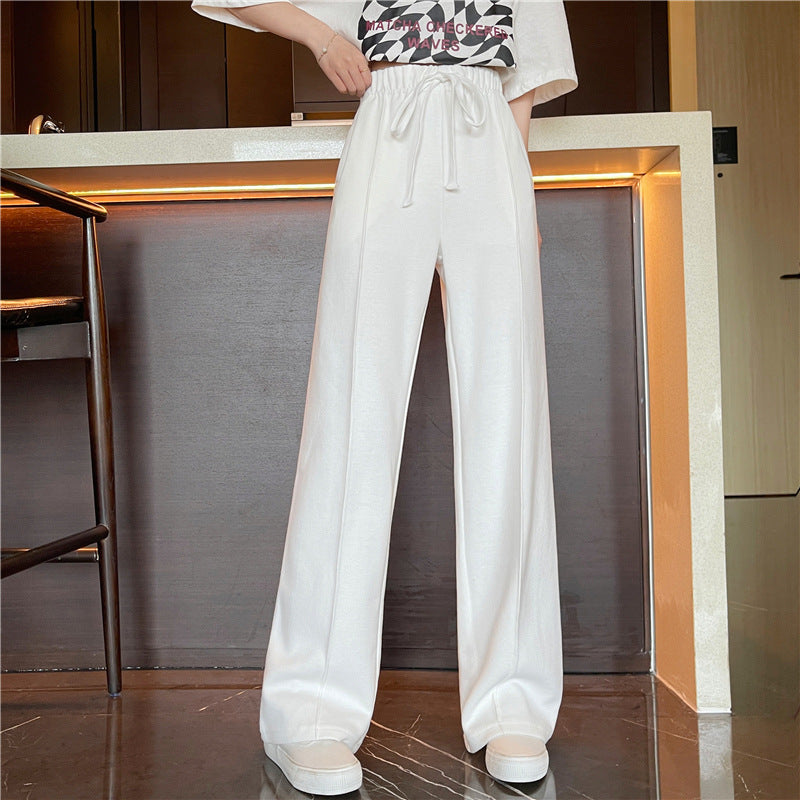 Women's Slimming Versatile Casual High Waist Wide Leg Pants apparel & accessories