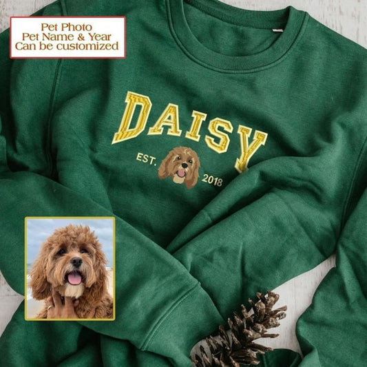 Autumn Custom Hoodie, Pet Embroidery Craft apparels & accessories