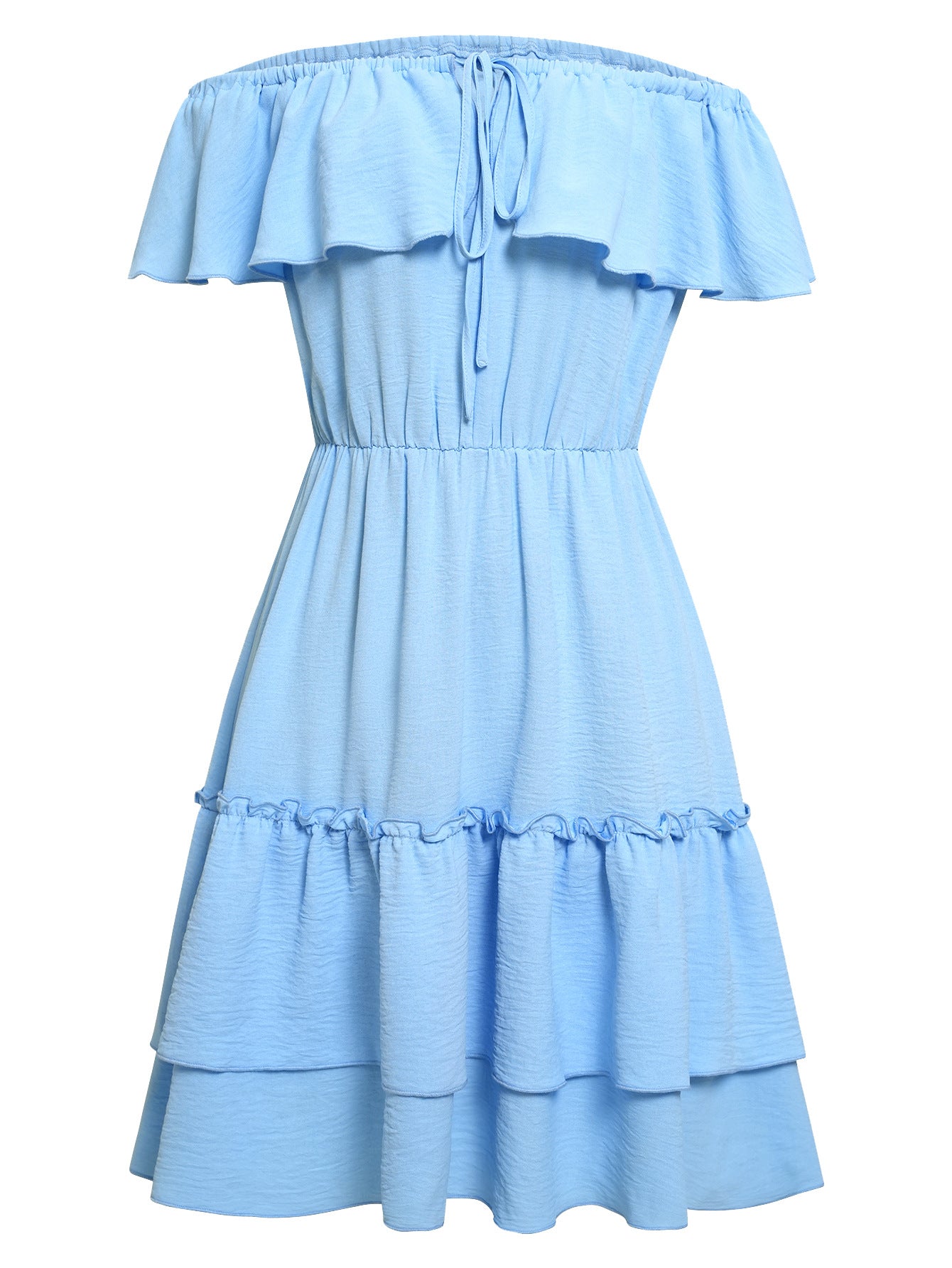 Spring And Summer Casual Solid Color Dress Women apparels & accessories