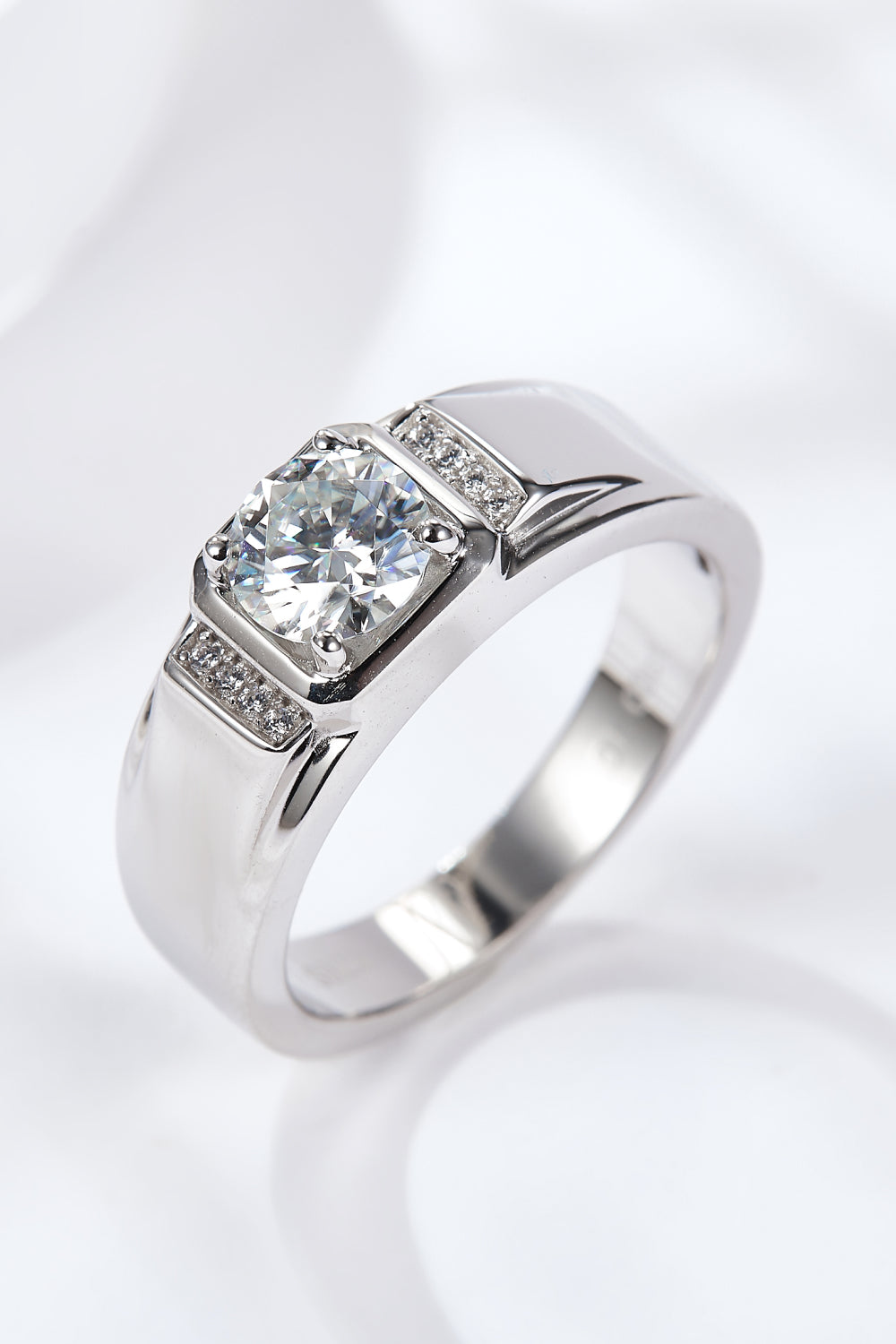 Heart 1 Carat Moissanite Ring apparel & accessories