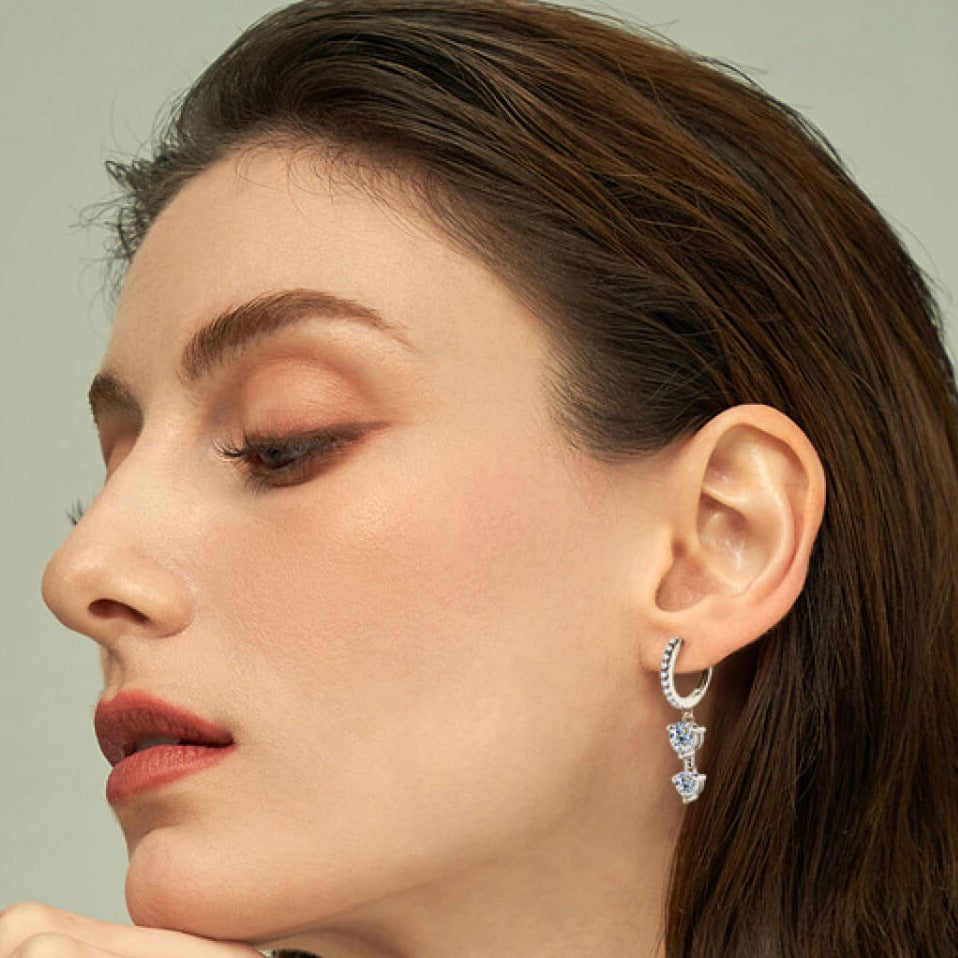 Adored Be The One Moissanite Drop Earrings apparel & accessories