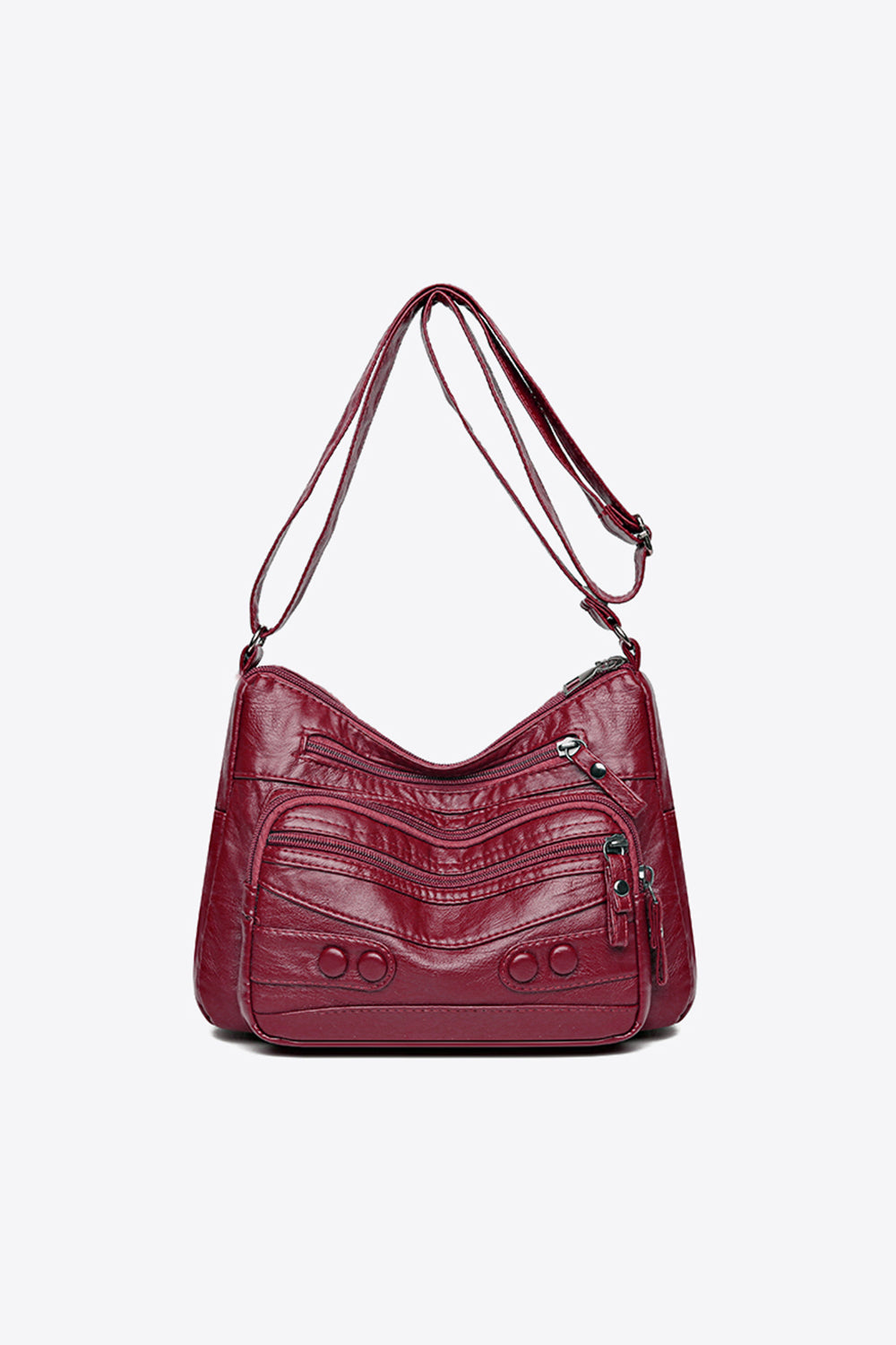 PU Leather Adjustable Strap Shoulder Bag apparel & accessories