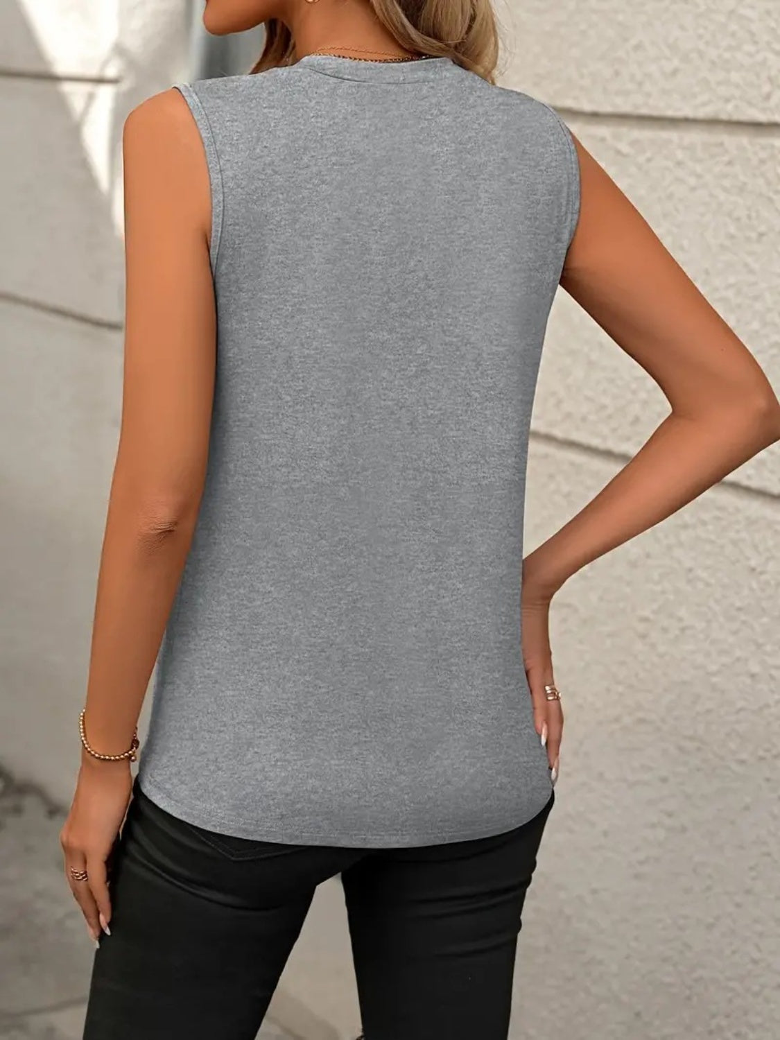 Round Neck Sleeveless Tank apparel & accessories