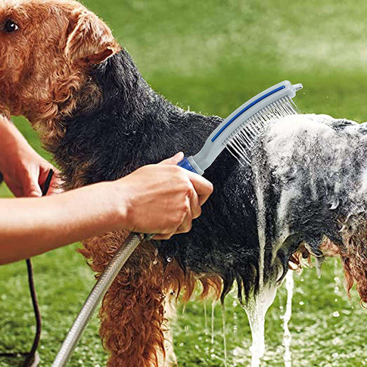 Pet Bath Brush Shower With Water Hose Pet brush
