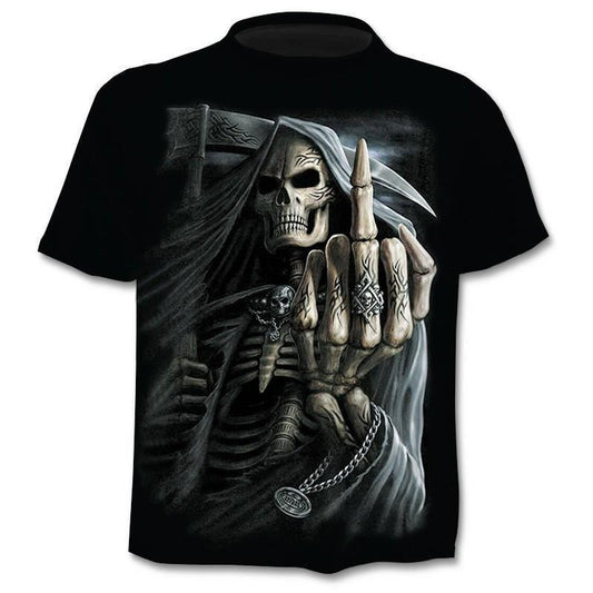 Skull Casual Short-sleeved Men's T-shirt T-Shirts & hoodies