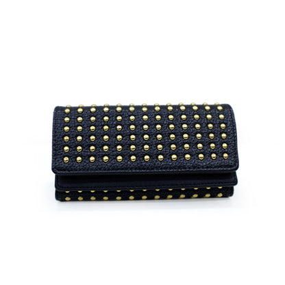 Women's Rivet Three-fold Wallet apparel & accessories