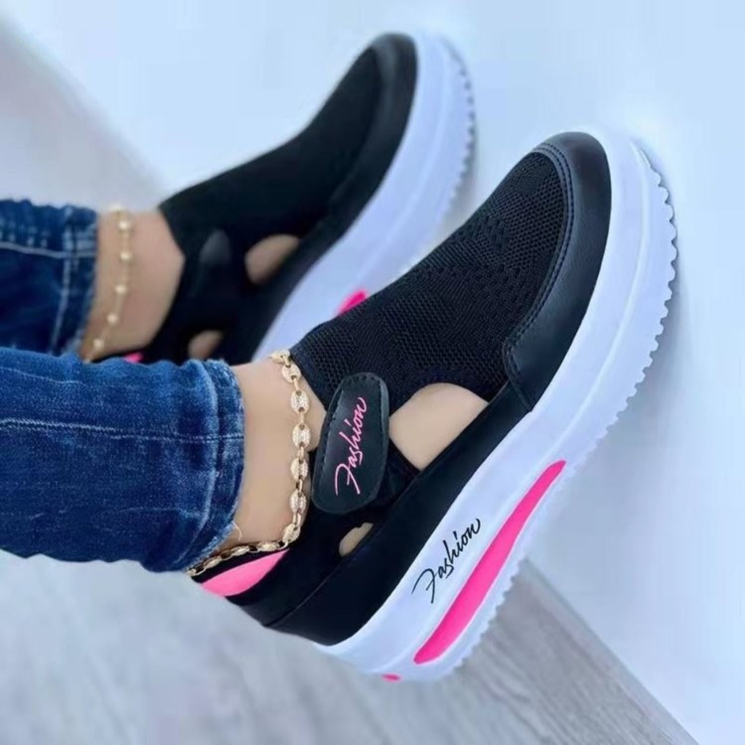 Round Toe Platform Sneakers Accessories for women