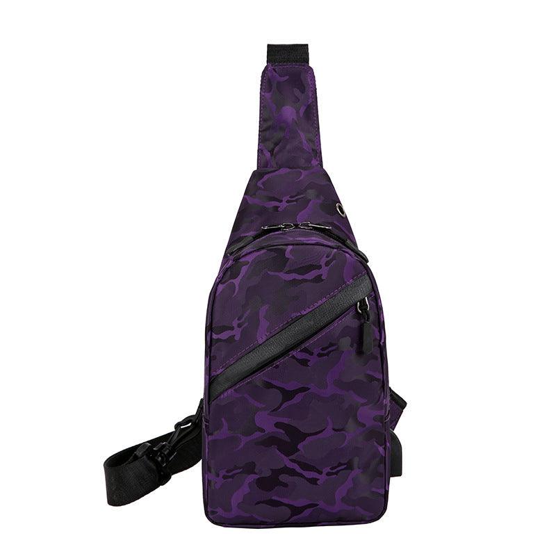 Camouflage Crossbody Chest Bags With Headphone Hole shoes, Bags & accessories