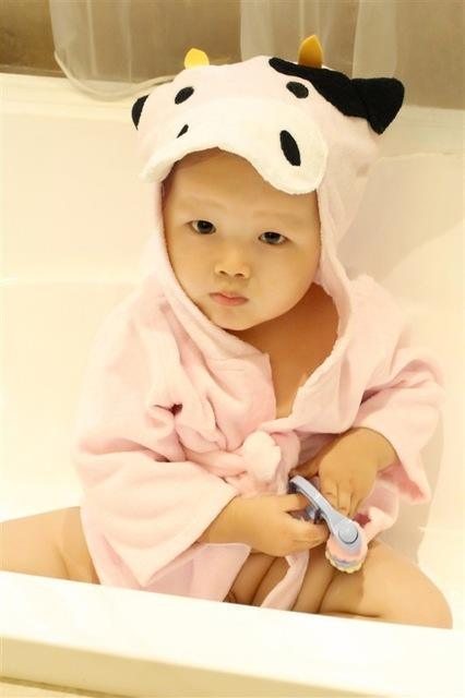 Cartoon Cute Baby Bath Towels Bathrobes Baby product