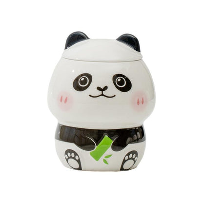 Cartoon Embossed Panda Mug Ceramic Mug