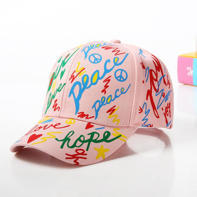 Casual Graffiti Baseball Hat fitness & Sports