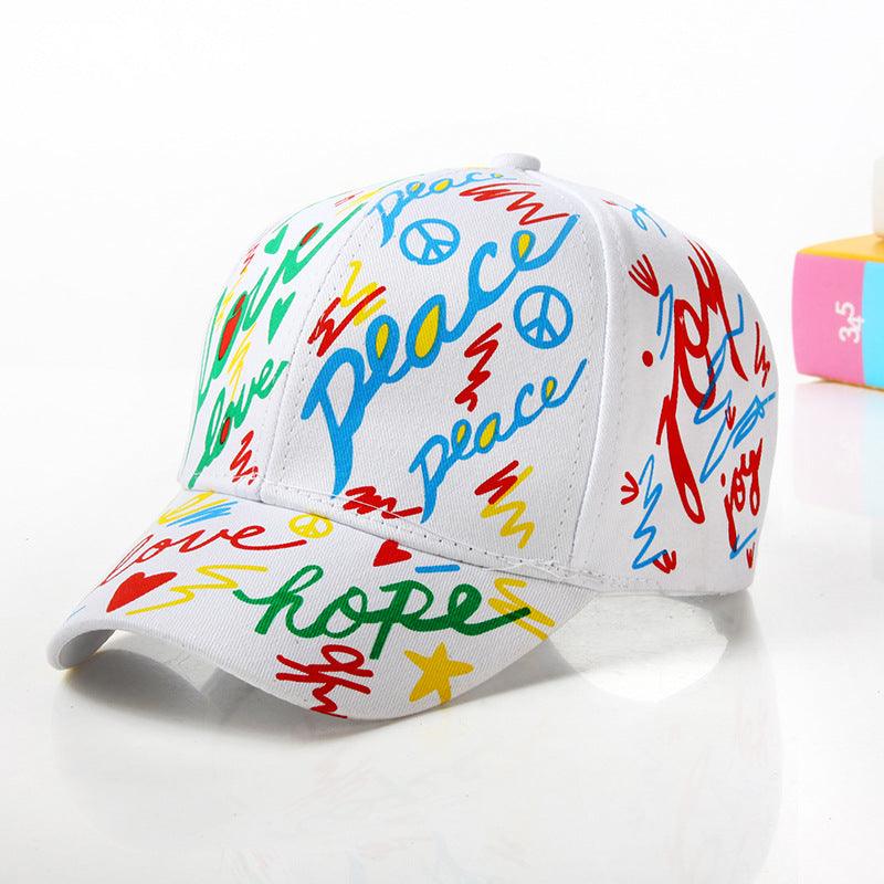 Casual Graffiti Baseball Hat fitness & Sports