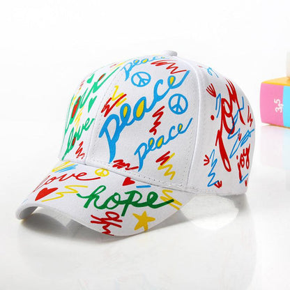 Casual Graffiti Baseball Hat fitness & Sports