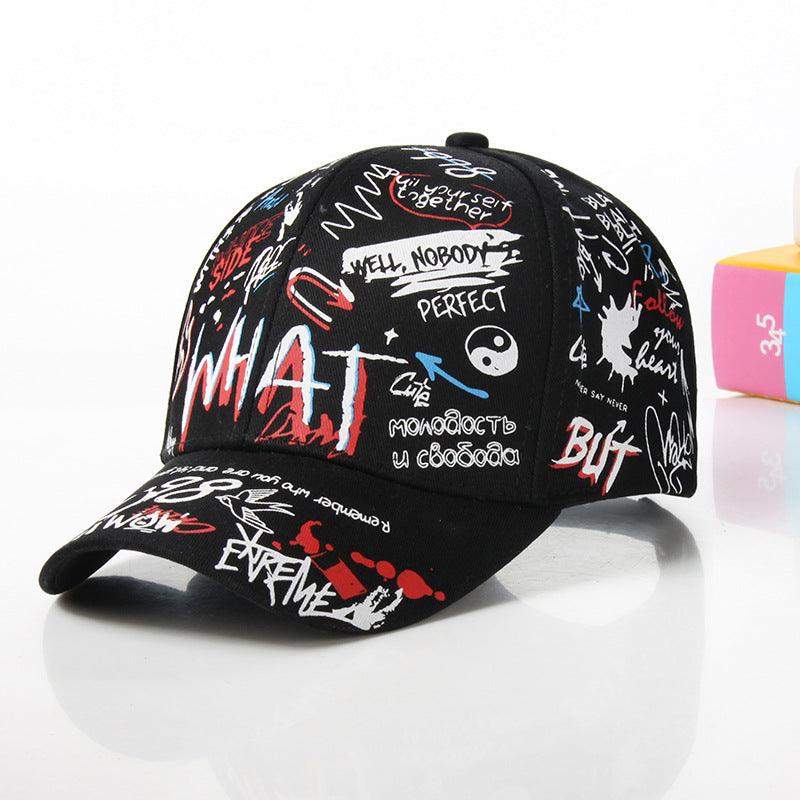 Casual Graffiti Baseball Hat fitness & Sports