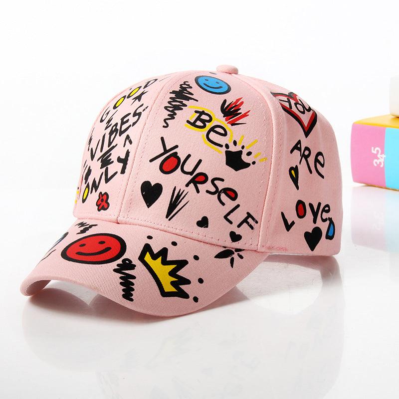 Casual Graffiti Baseball Hat fitness & Sports